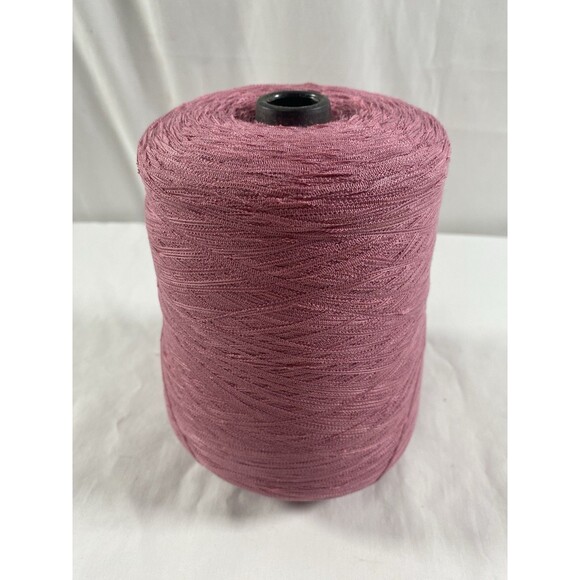 Cone Yarn Ribbon Tape Yarn Pink 680g #374 - Picture 1 of 6